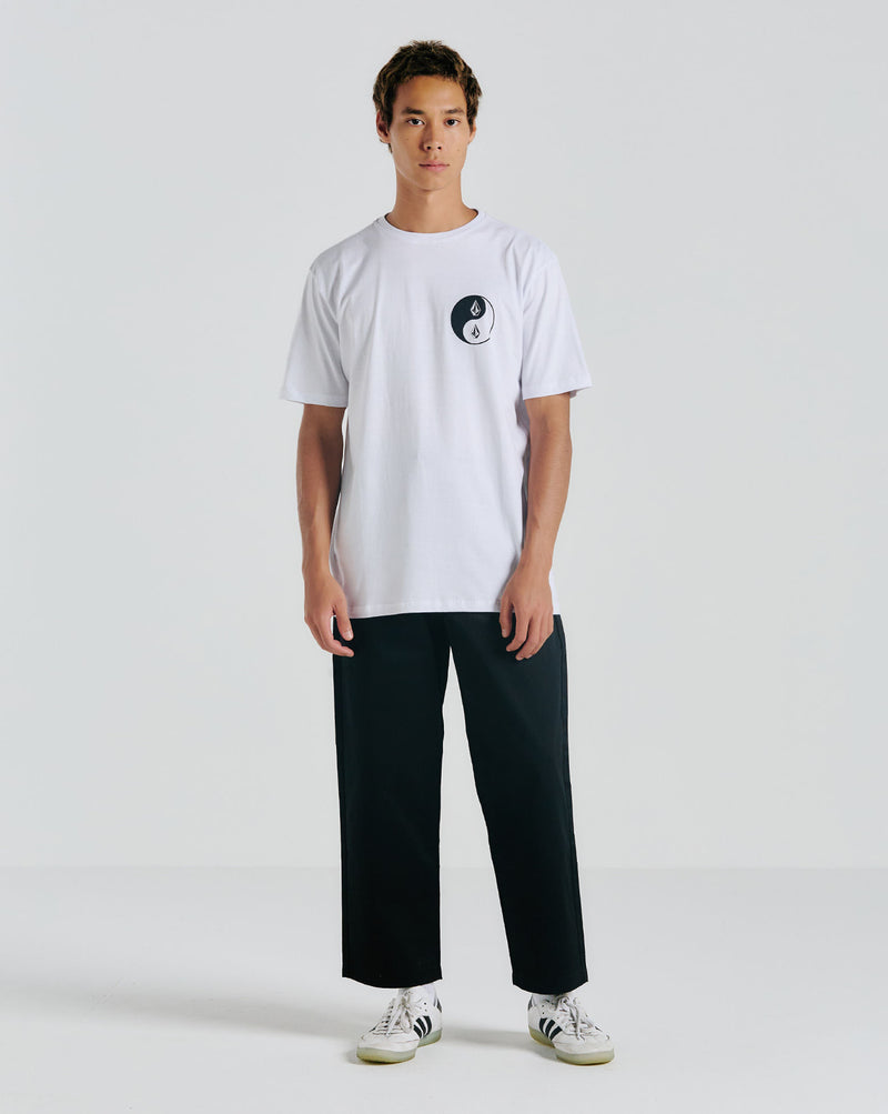 Camiseta Volcom Crowned Branca