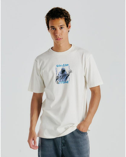 Camiseta Volcom Thundertaker Off White