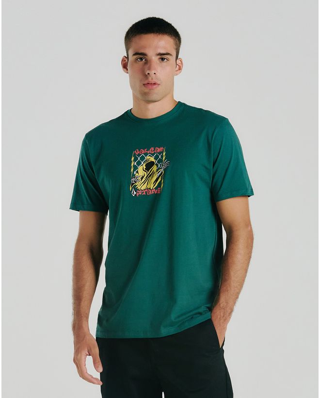 Camiseta Volcom Thundertaker Verde