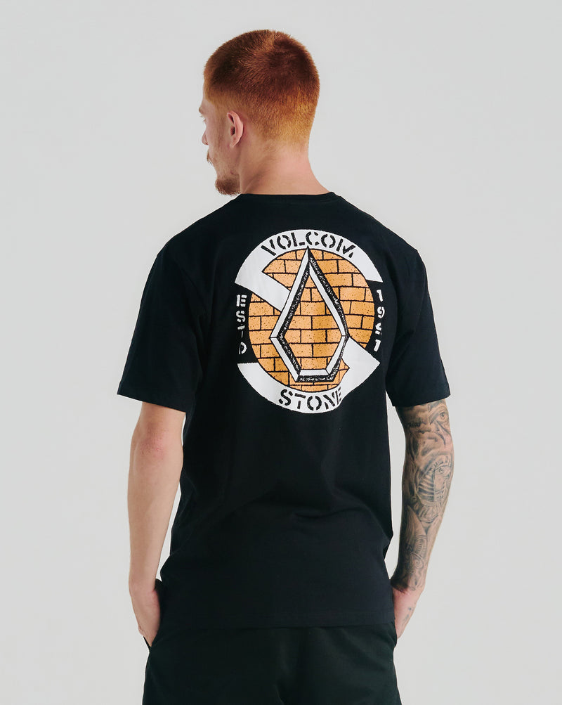 Topan Volcom Camiseta Volcom Celler Preta - Volcom Brasil - Loja Oficial