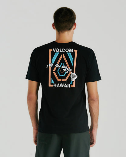 Camiseta Volcom Reticular Preta