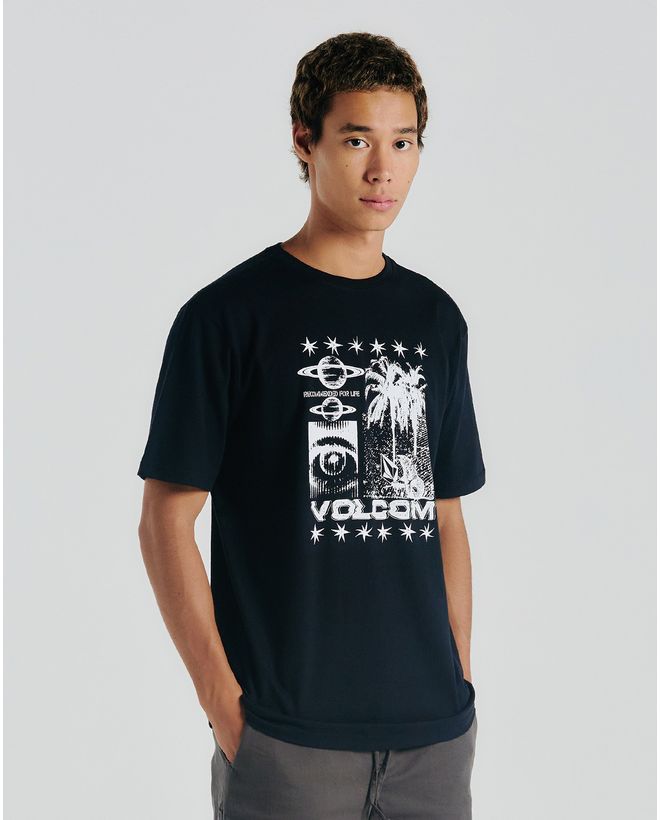 Camiseta Volcom Ratso Preta