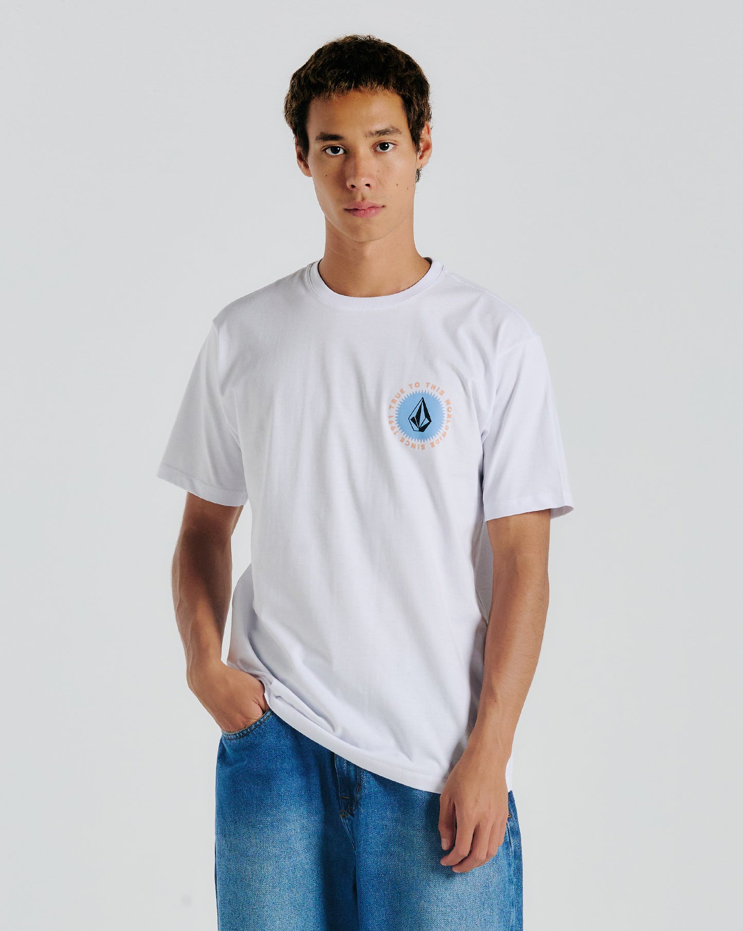 Camiseta Volcom Shaped Up Branca