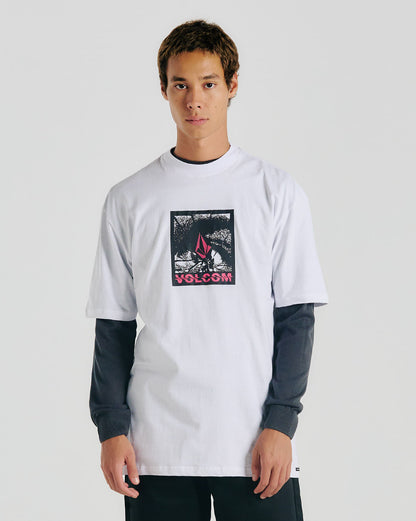 Camiseta Volcom Occulator Branca