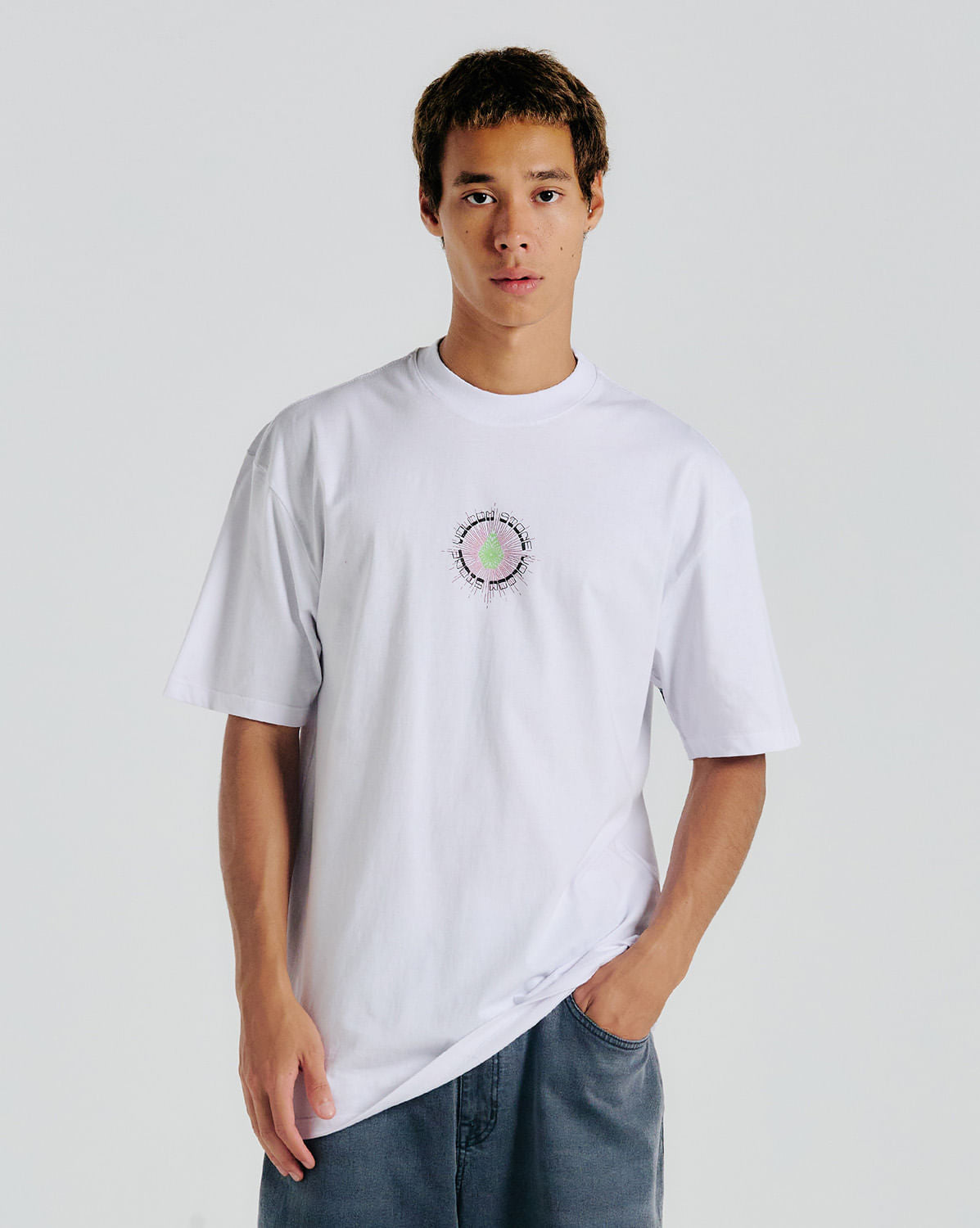 Camiseta Volcom Hypnosis Branca