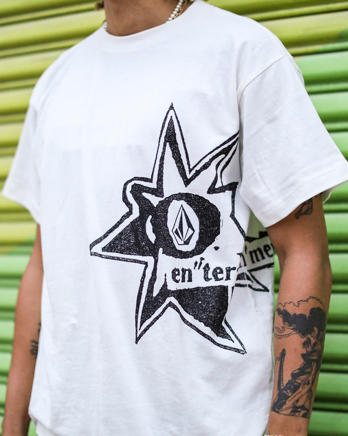 Camiseta Volcom V Ent Ostone Off White