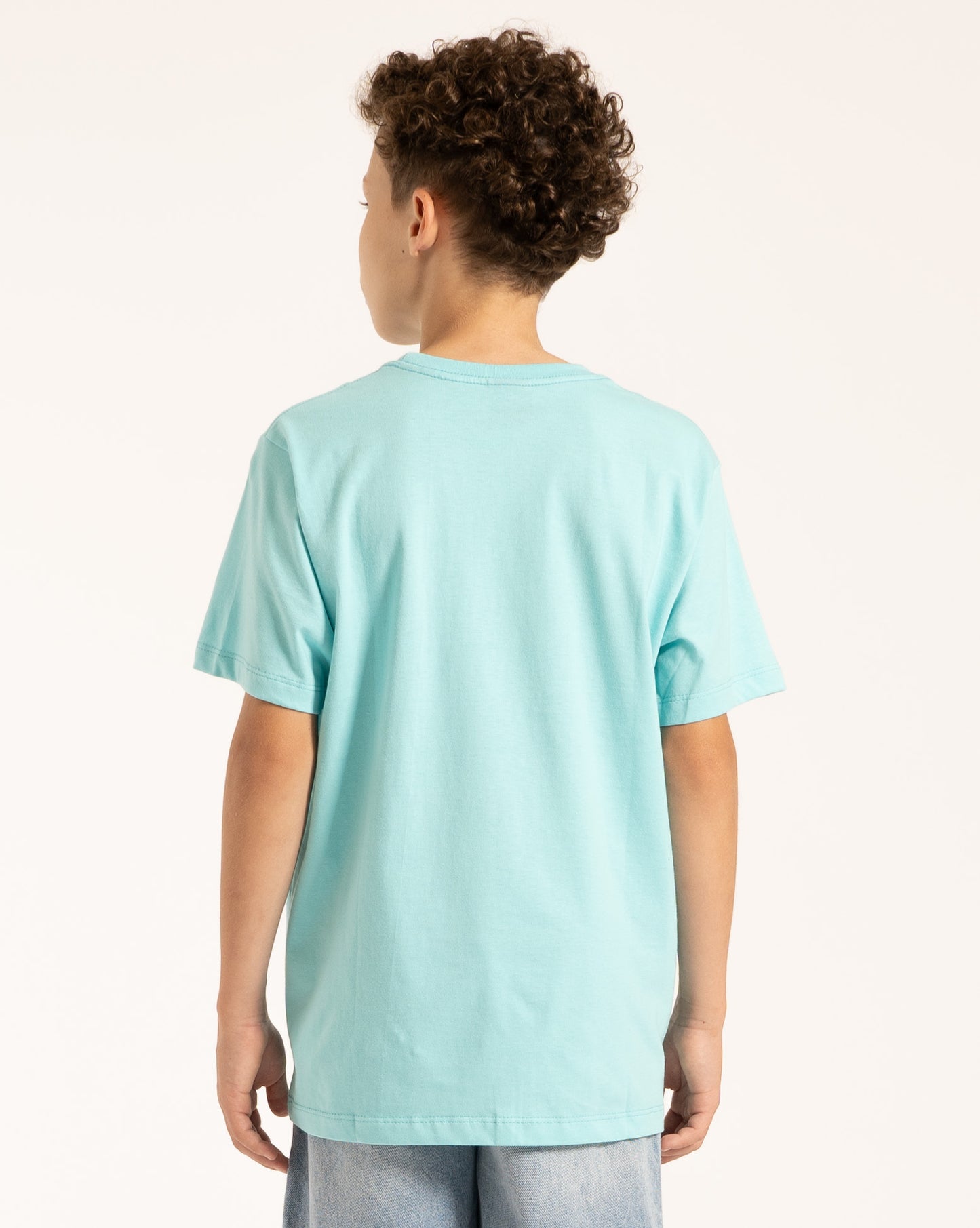 Camiseta Volcom Crisp Stone Juvenil Azul