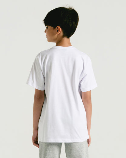 Camiseta Volcom Ramp Stone Geo Juvenil Branco