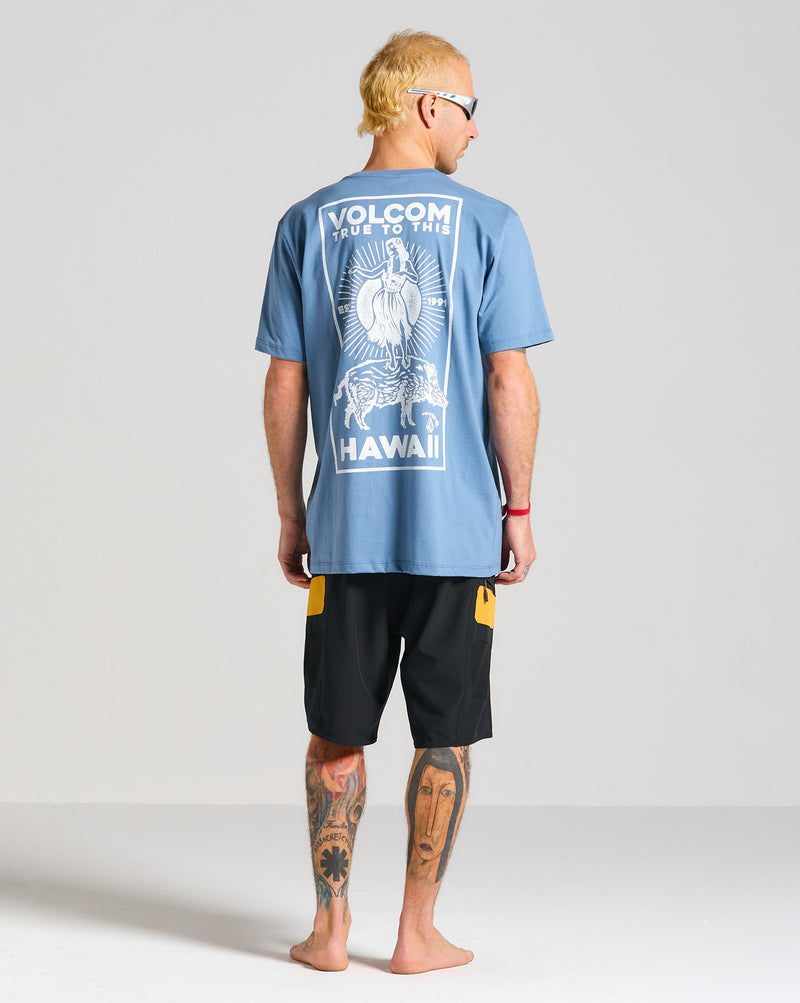 Camiseta Volcom Sunset Delight Azul Escuro