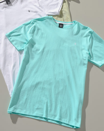 Camiseta Volcom Stone Blanks Verde Claro