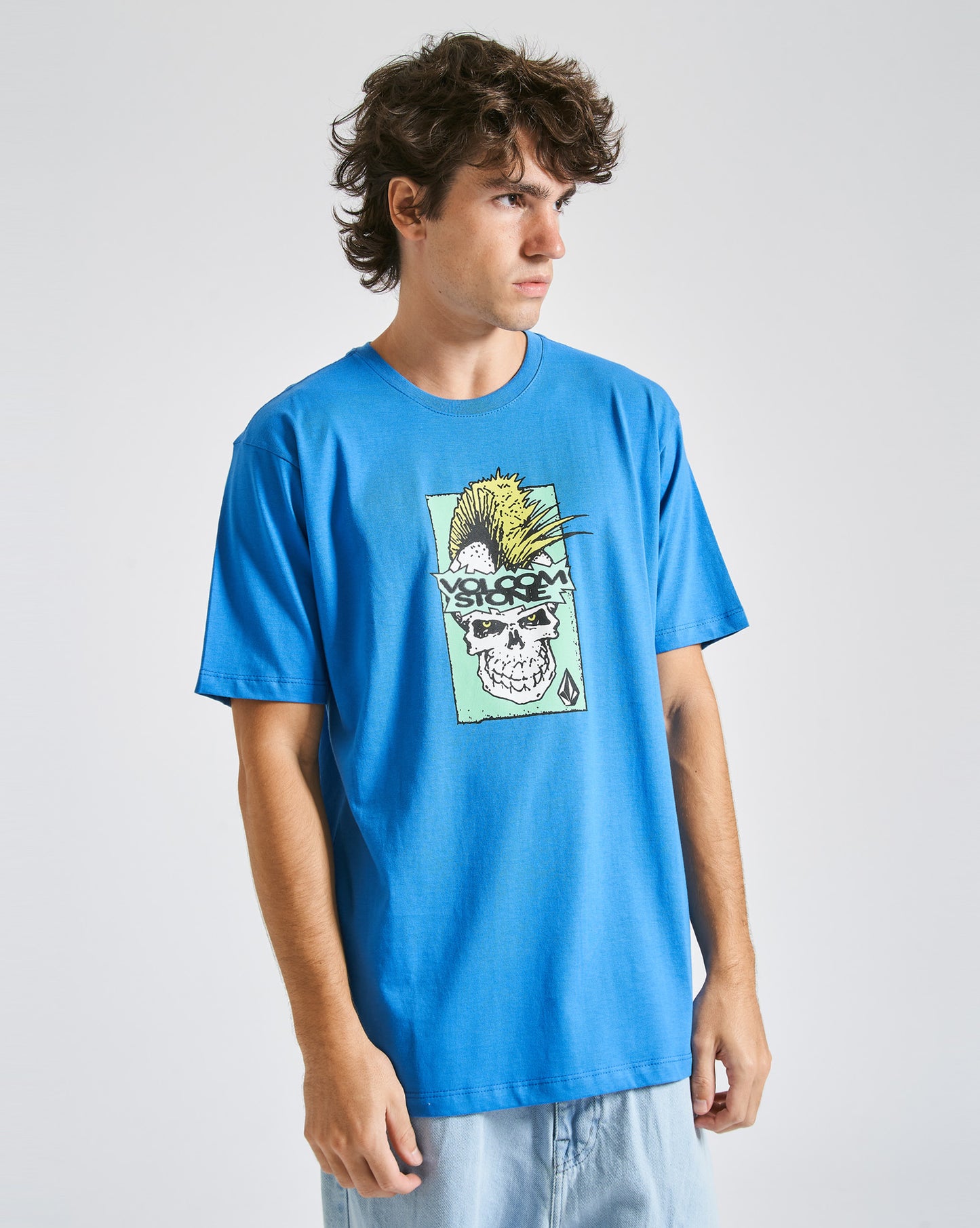 Camiseta Volcom Bringit Azul Royal