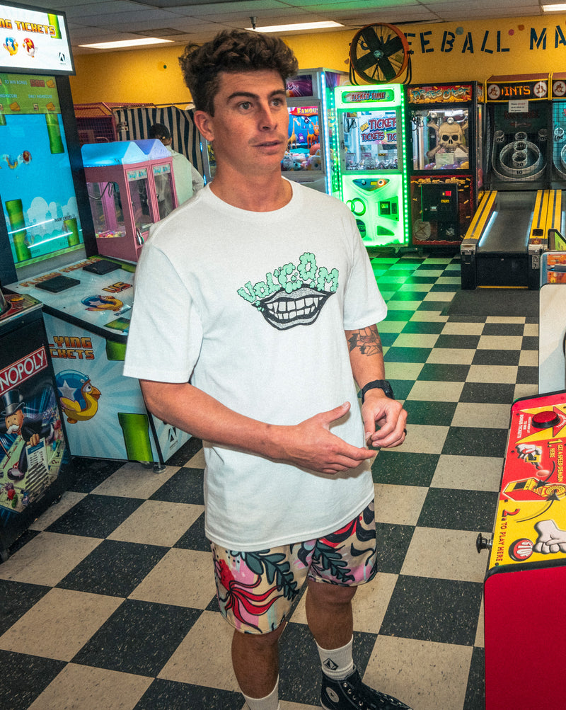 Camiseta Volcom Evil Grin Branca