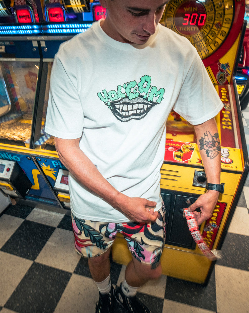 Camiseta Volcom Evil Grin Branca