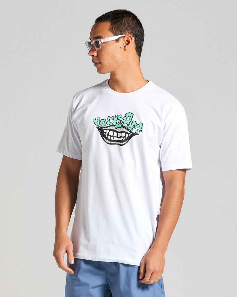 Camiseta Volcom Evil Grin Branca