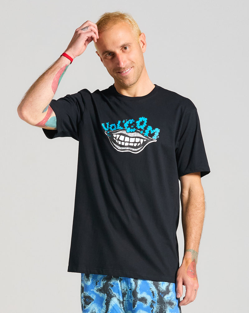 Camiseta Volcom Evil Grin Preta