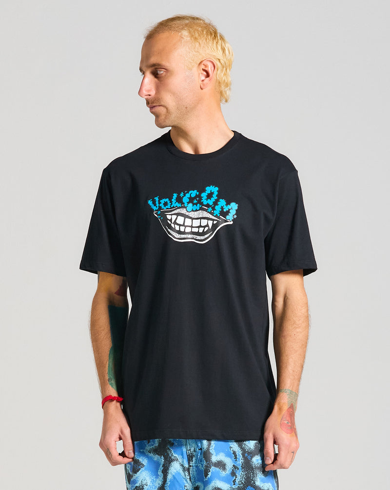 Camiseta Volcom Evil Grin Preta