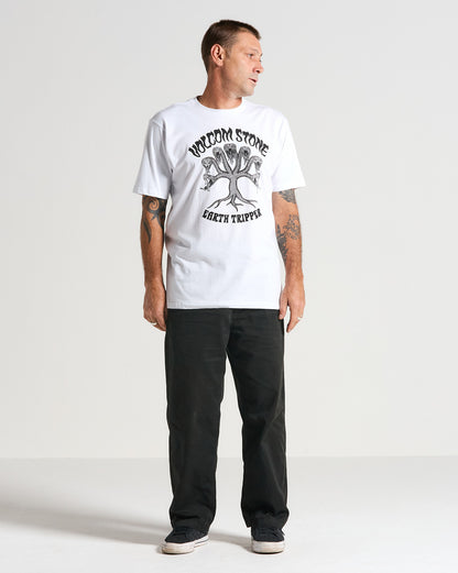 Camiseta Volcom Feeding Tree Branca