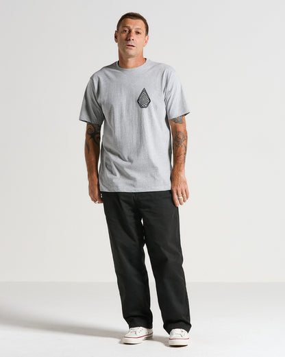 Camiseta Volcom Hypnotix Cinza