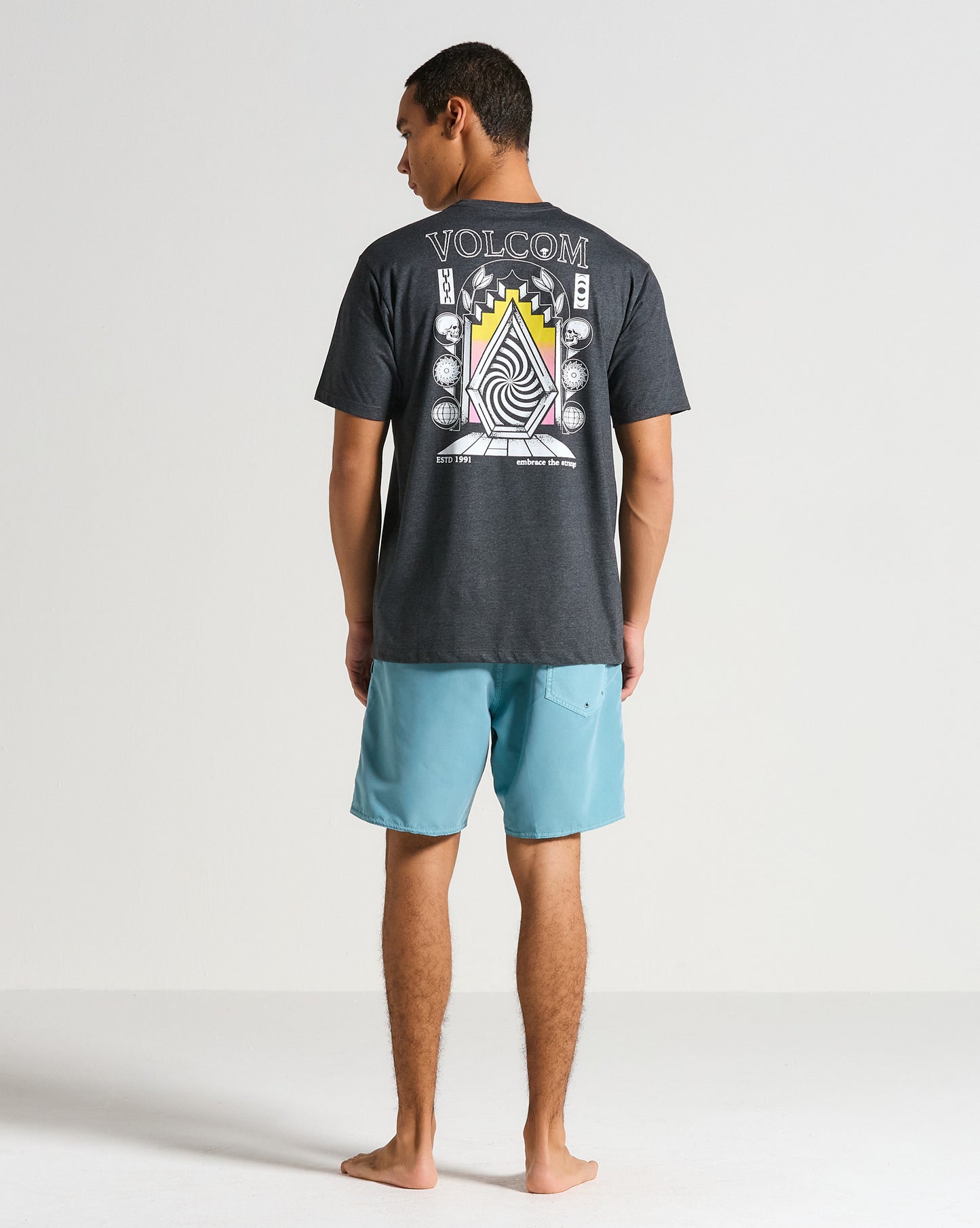 Camiseta Volcom Hypnotix Preta