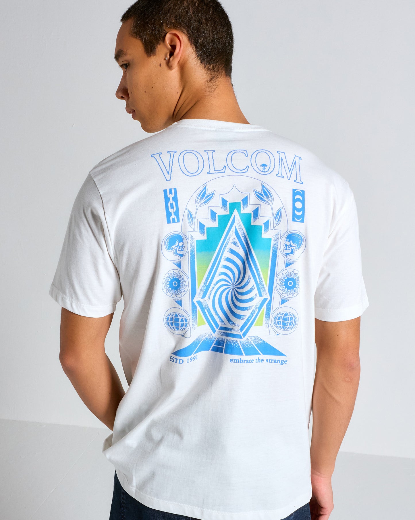 Camiseta Volcom Hypnotix Off White