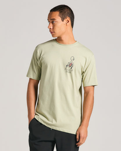 Camiseta Volcom Lintel Classic Verde