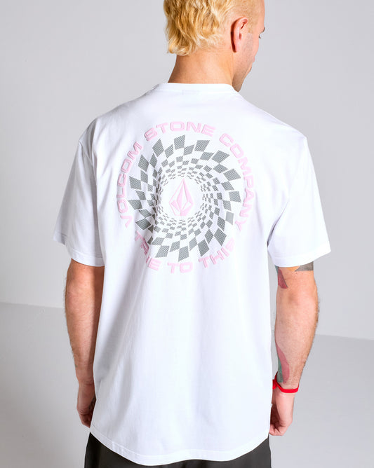 Camiseta Volcom Rabbit Hole Branca