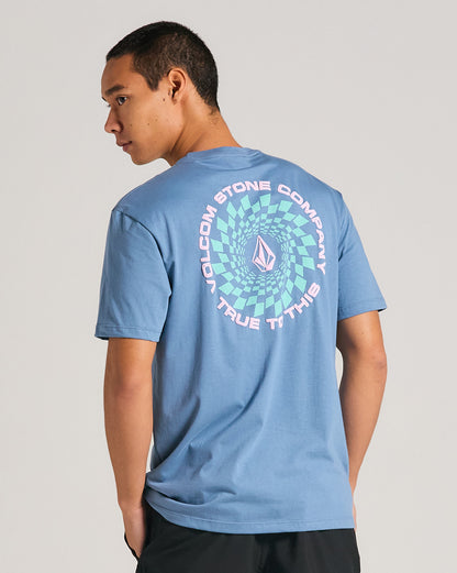 Camiseta Volcom Rabbit Hole Azul Escuro