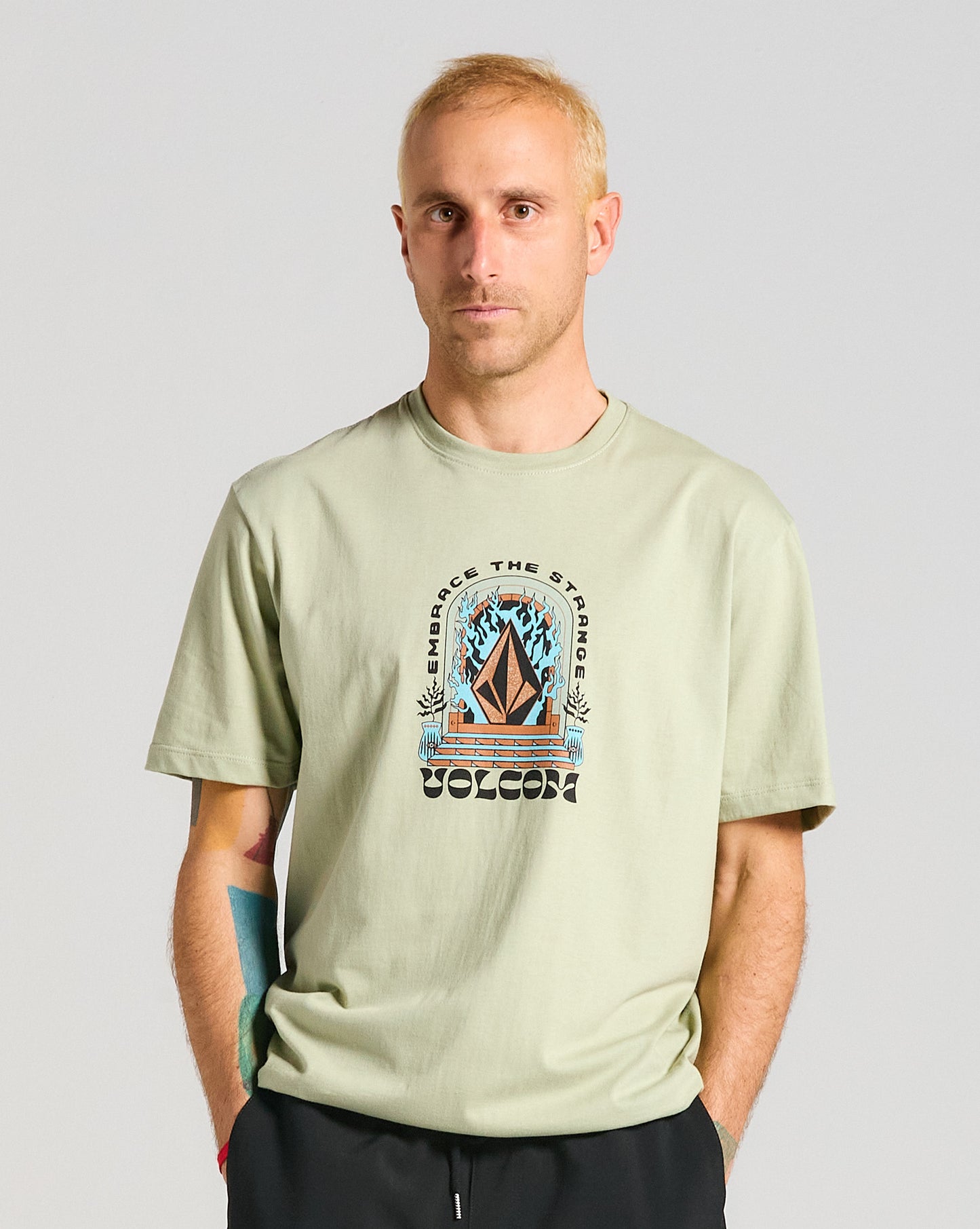 Camiseta Volcom Sacred Verde