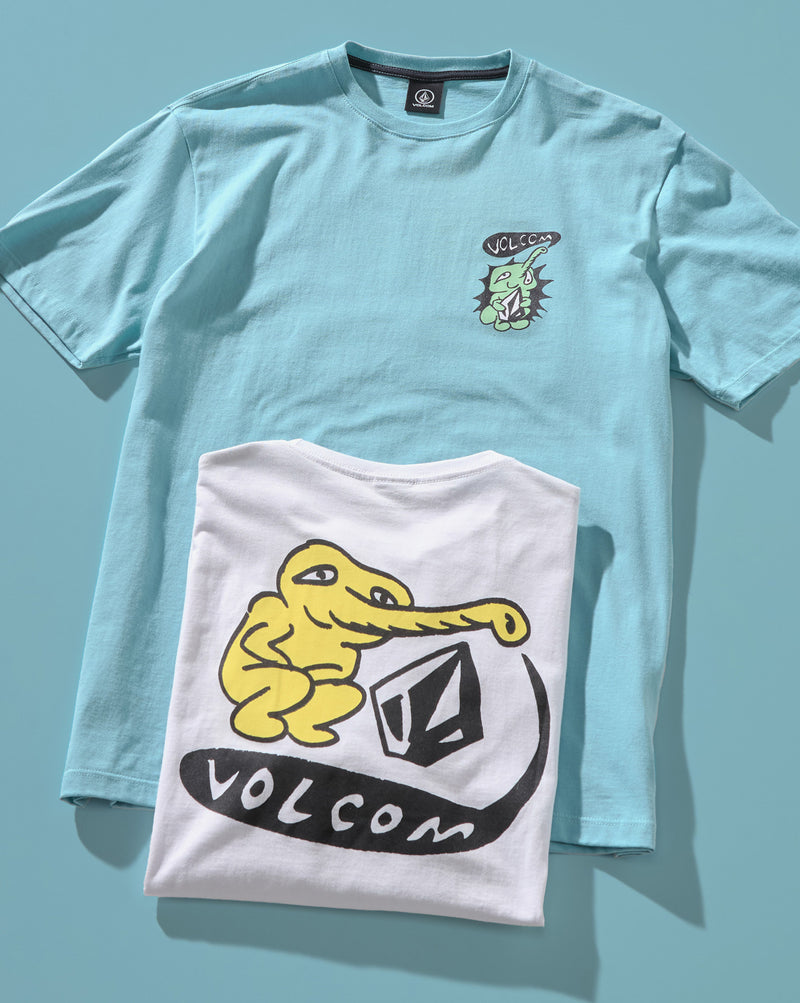 Camiseta Volcom Santi Stoned Branca
