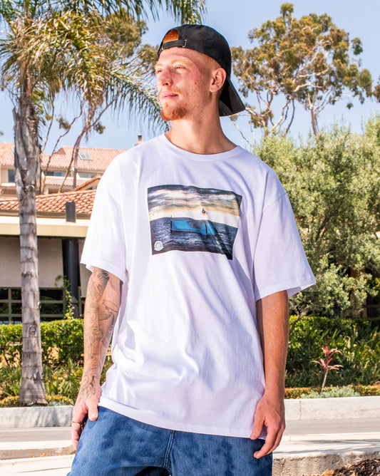 Camiseta Volcom TTT Poster Branca