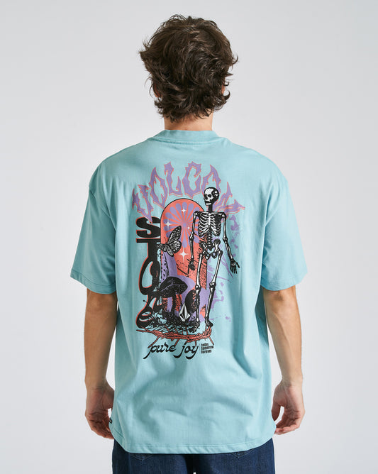 Camiseta Volcom Comfort Pure Joy Azul