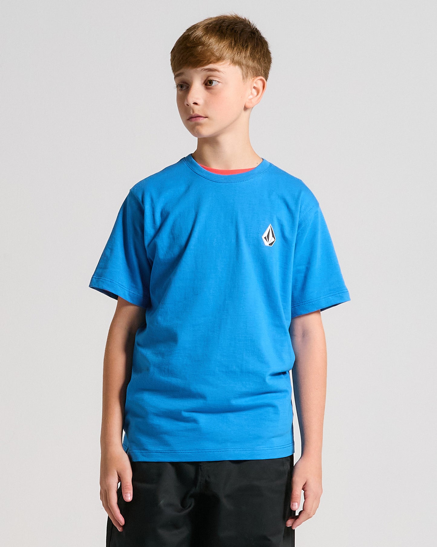 Camiseta Volcom Iconic Juvenil Azul Royal