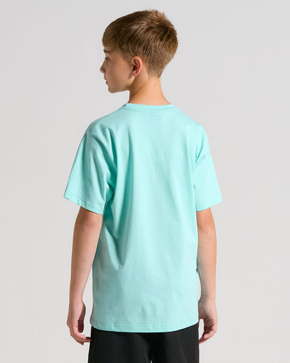 Camiseta Volcom Crisp Stone Juvenil Verde Claro