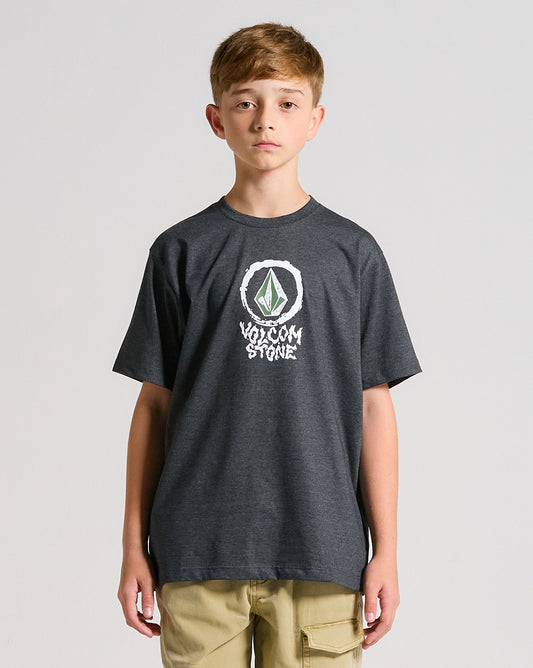 Camiseta Volcom Inked Juvenil Preta