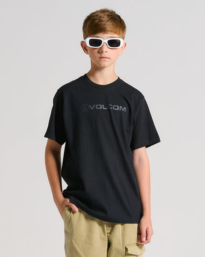 Camiseta Volcom New Style Juvenil Preta