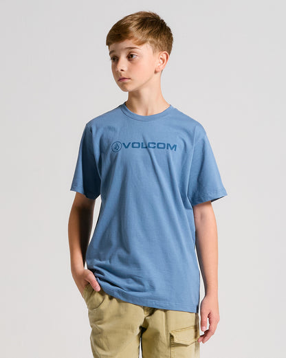 Camiseta Volcom New Style Juvenil Azul