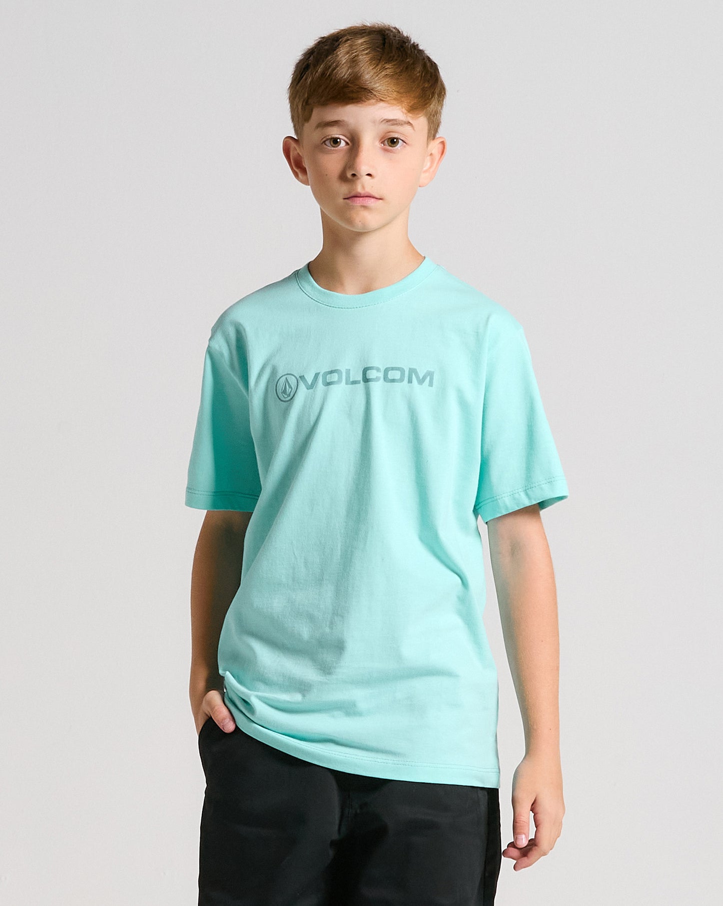 Camiseta Volcom New Style Juvenil Verde Claro