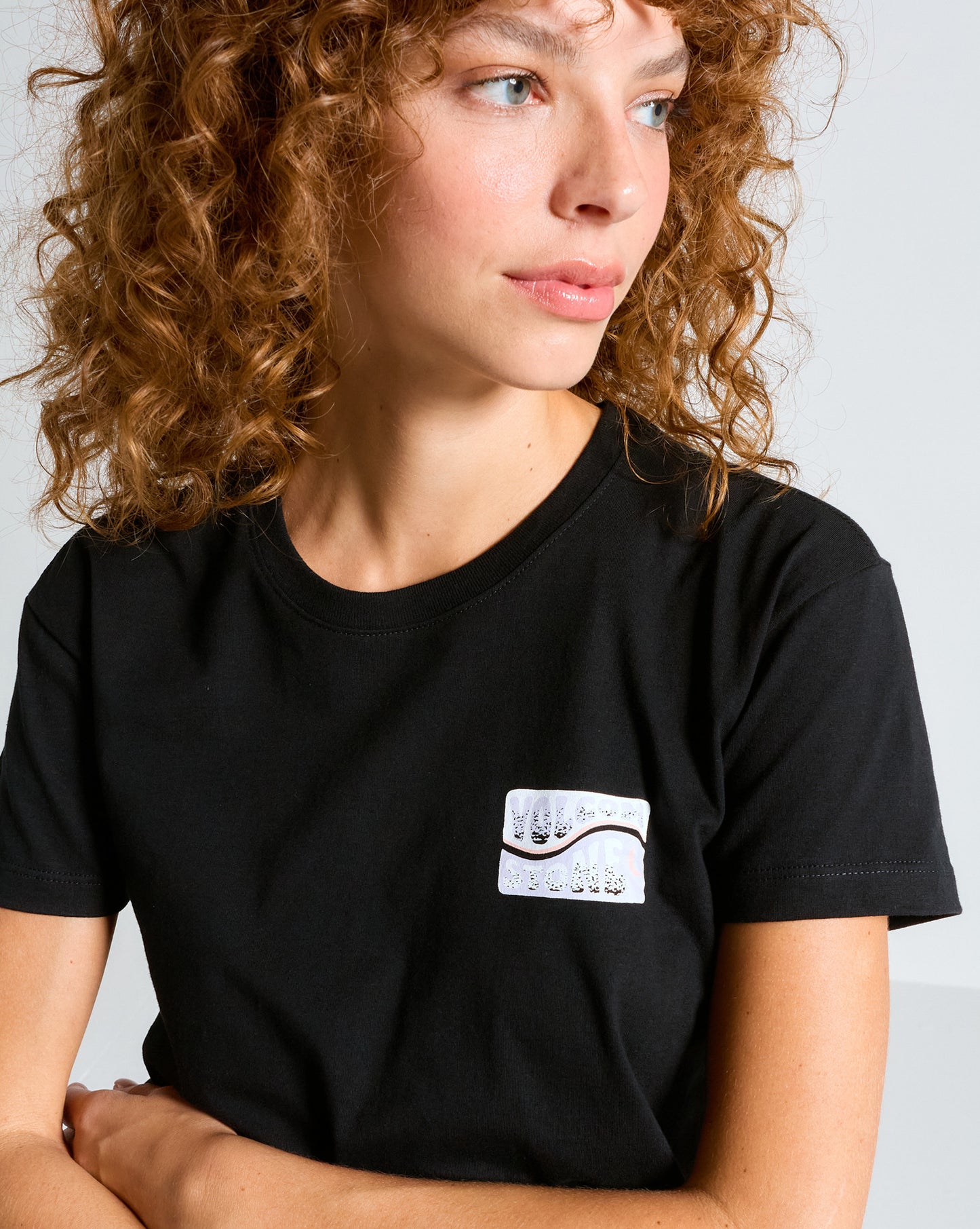 Camiseta Volcom Night Out Preta