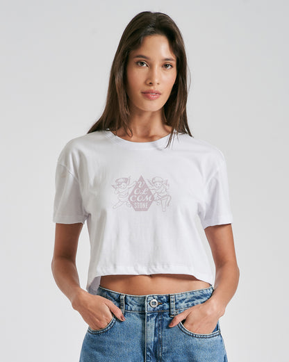 Camiseta Volcom Angels Branca