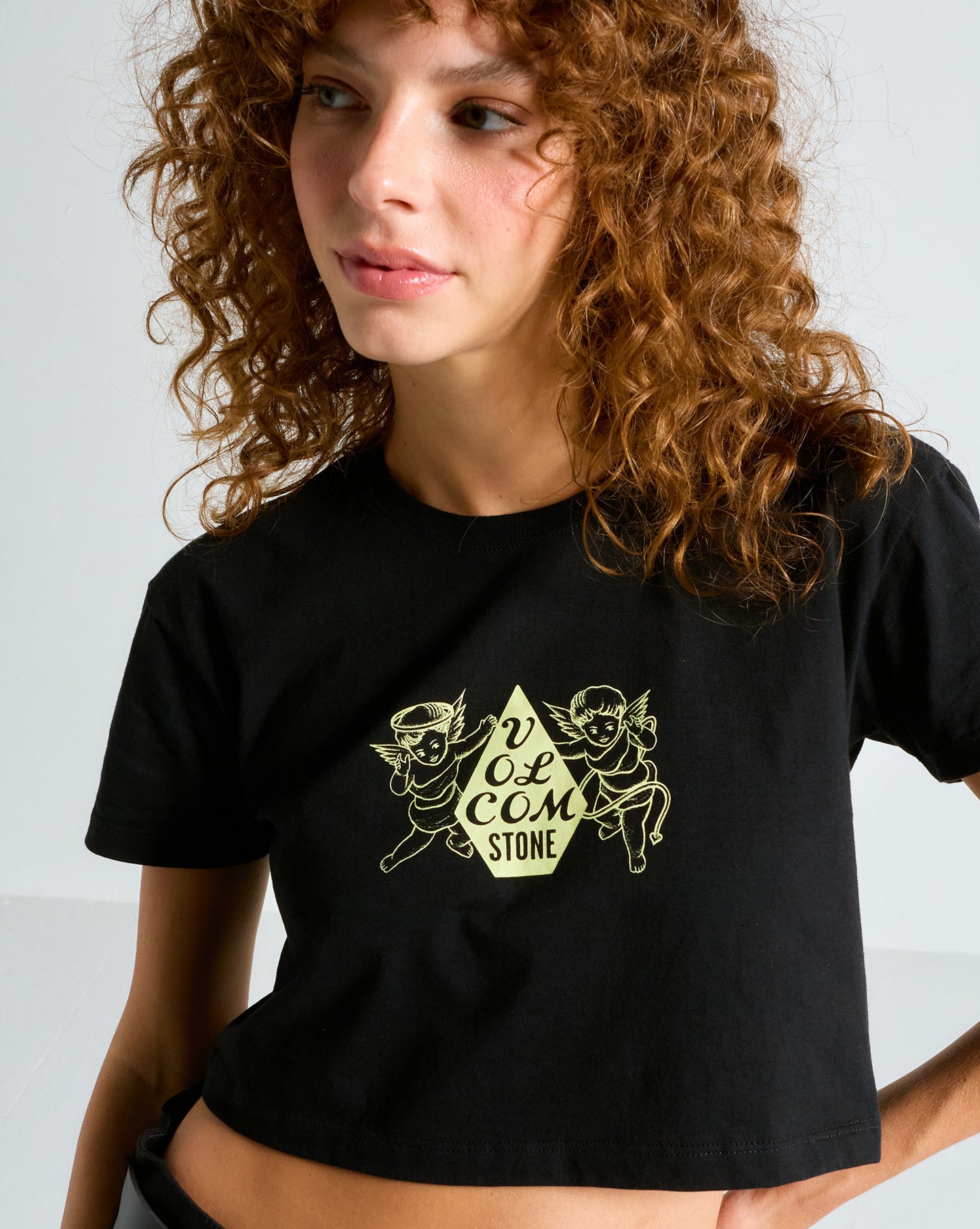 Camiseta Volcom Angels Preta