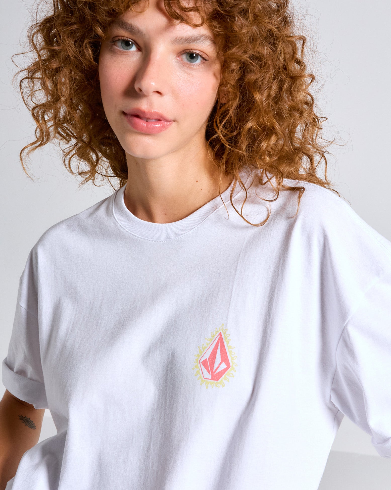 Camiseta Volcom Flame Branca - Volcom Brasil - Loja Oficial
