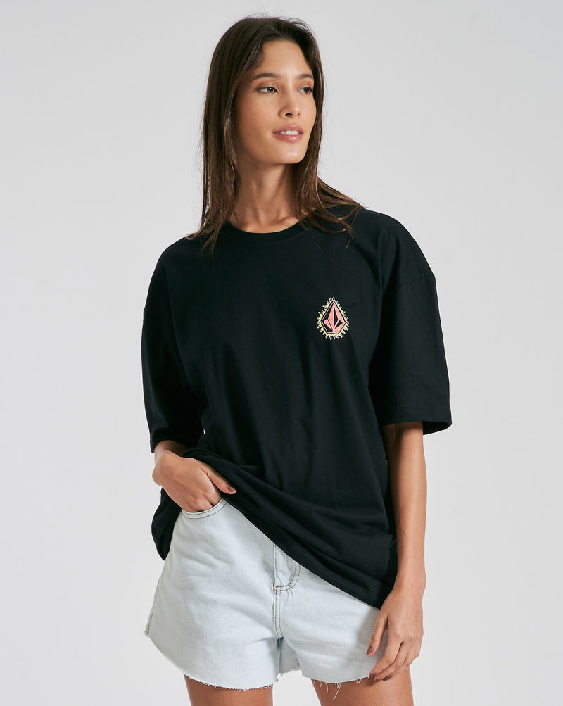 Camiseta Volcom Flame Preta