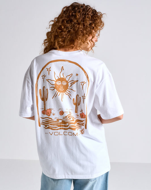 Camiseta Volcom Stones Throw Branca