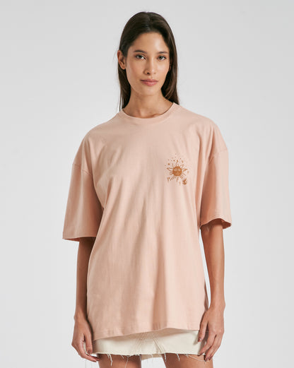 Camiseta Volcom Stones Throw Rosa