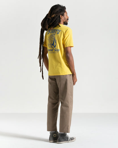 Camiseta Volcom Speed Shop Amarela