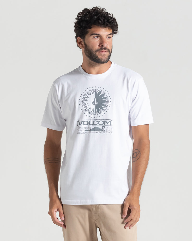 Camiseta Volcom Out There Branca