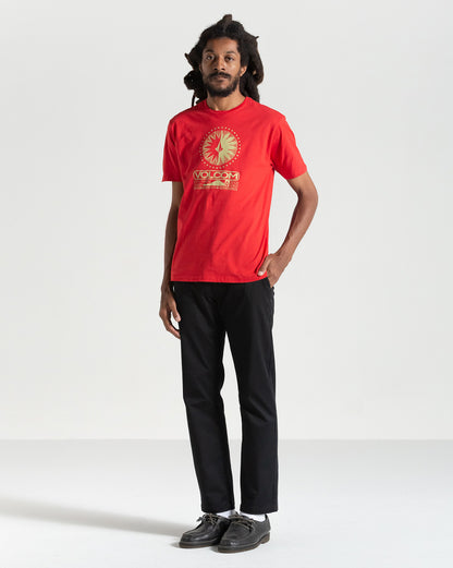 Camiseta Volcom Out There Vermelha