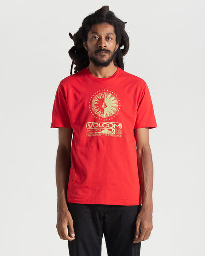 Camiseta Volcom Out There Vermelha