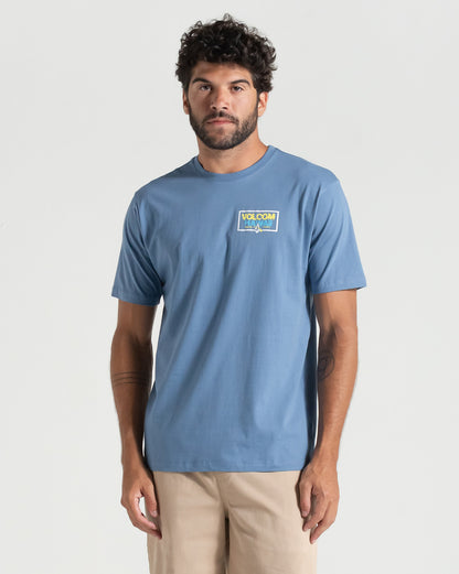 Camiseta Volcom Fuzer Azul