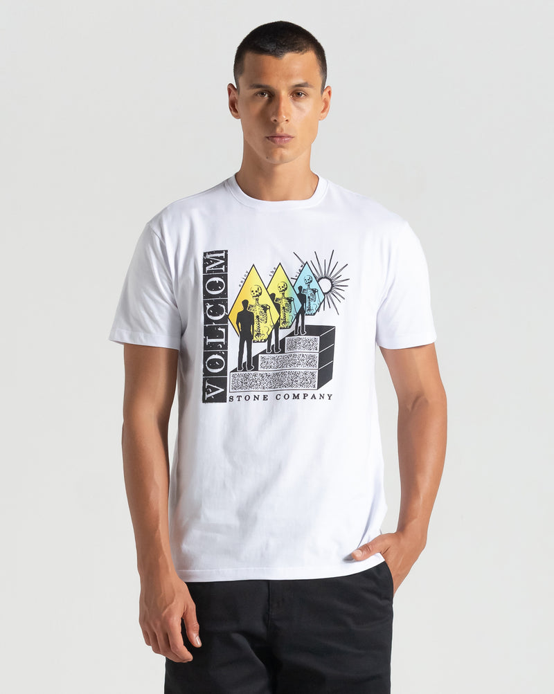 Camiseta Volcom Reflected Branca